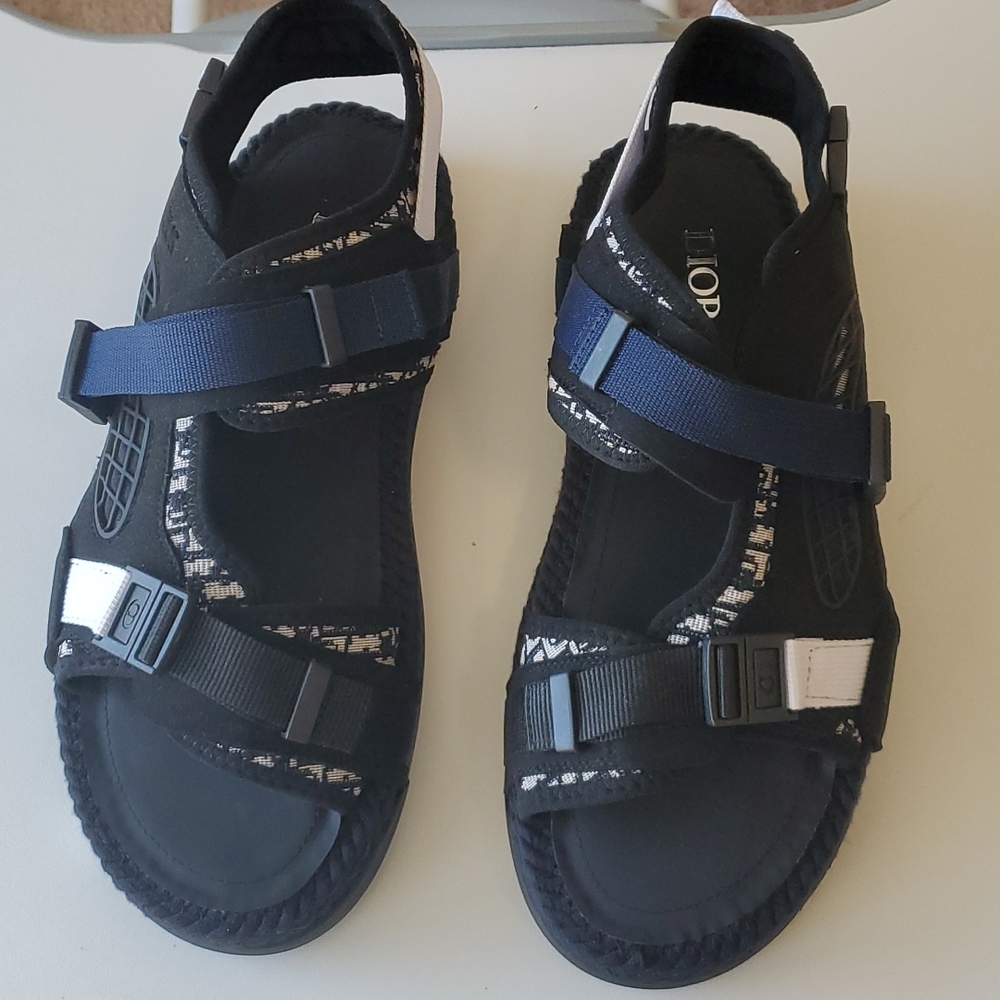 Dior-Atlas Sandals - Black - Picture 2 of 4